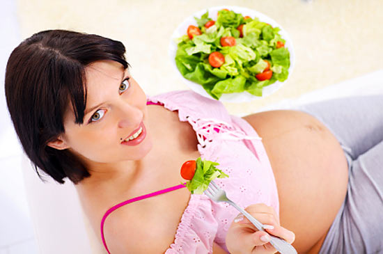Вес и питание беременной женщины